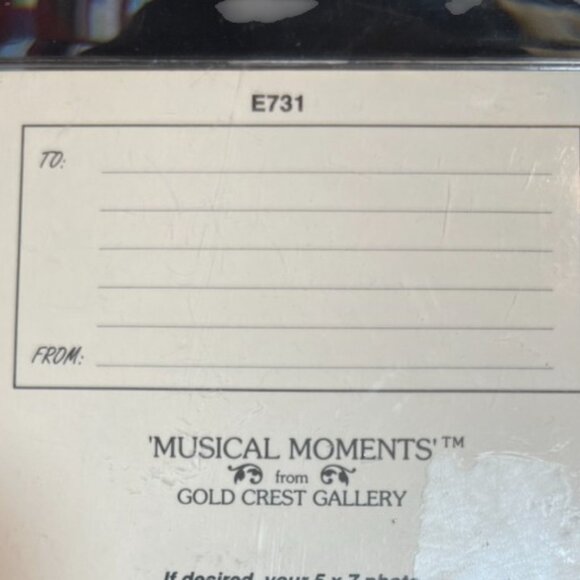 Vtg 1980s MARY ENGELBREIT Acrylic MUSICAL Picture Frame w Happy Birthday Card - Picture 16 of 16